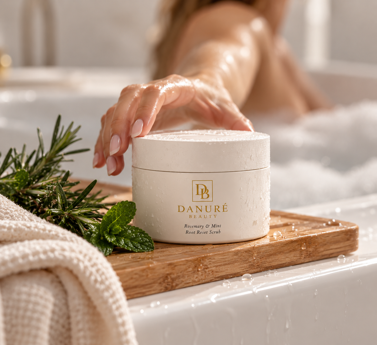 Rosemary & Mint Root Reset Scrub